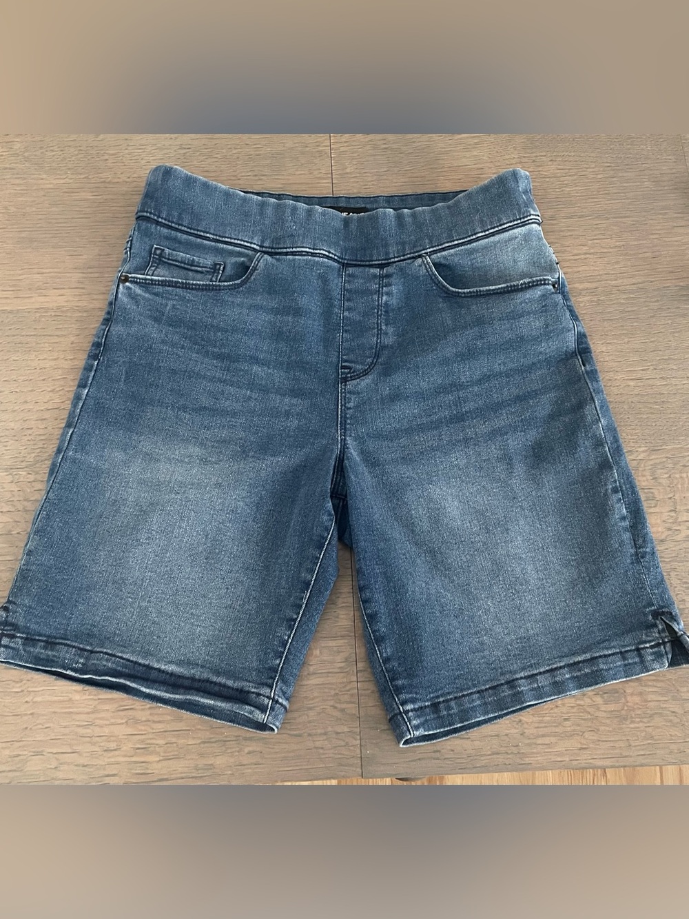 DKNY Blue Denim Pull-On Shorts